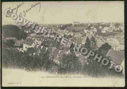 Ville de BEAUCOURT Carte postale ancienne